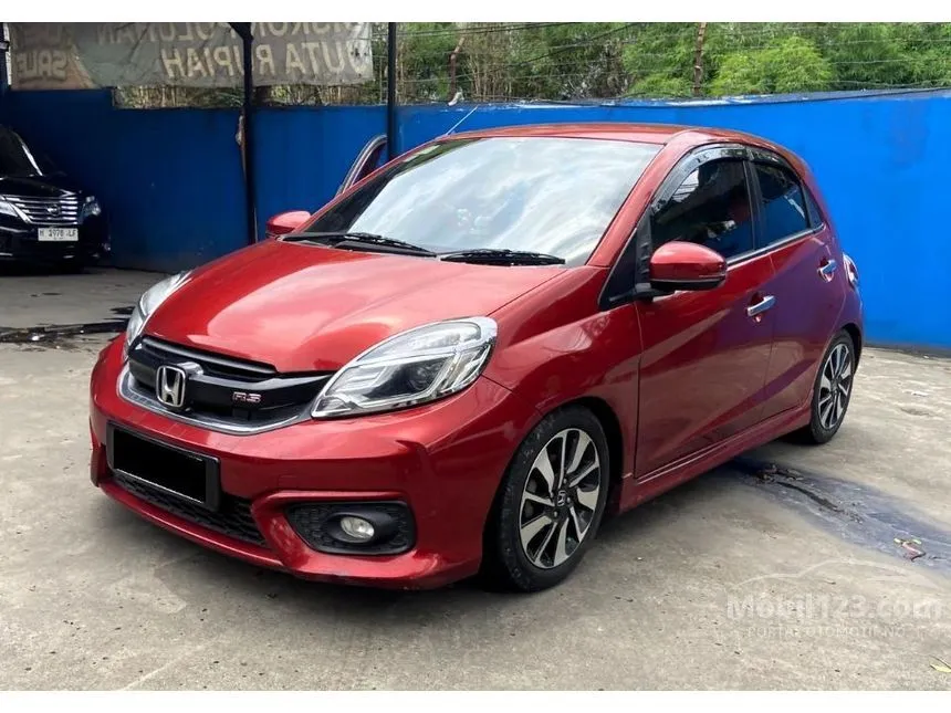 Jual Mobil Honda Brio 2017 RS 1.2 di Banten Automatic Hatchback Merah Rp 125.000.000