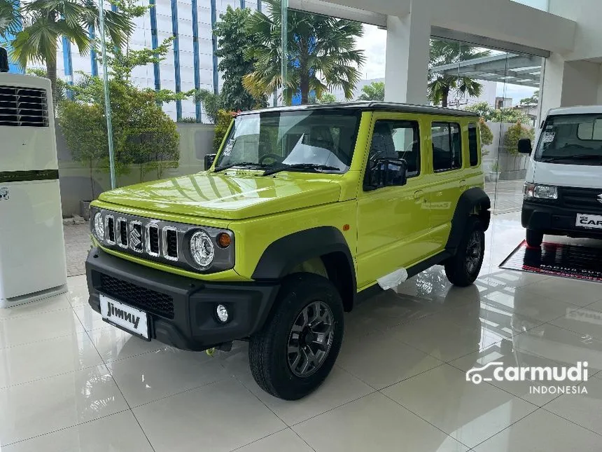 Jual Mobil Suzuki Jimny 2024 5 Door (1 Tone) 1.5 di Jawa Barat Automatic SUV Kuning Rp 496.100.000
