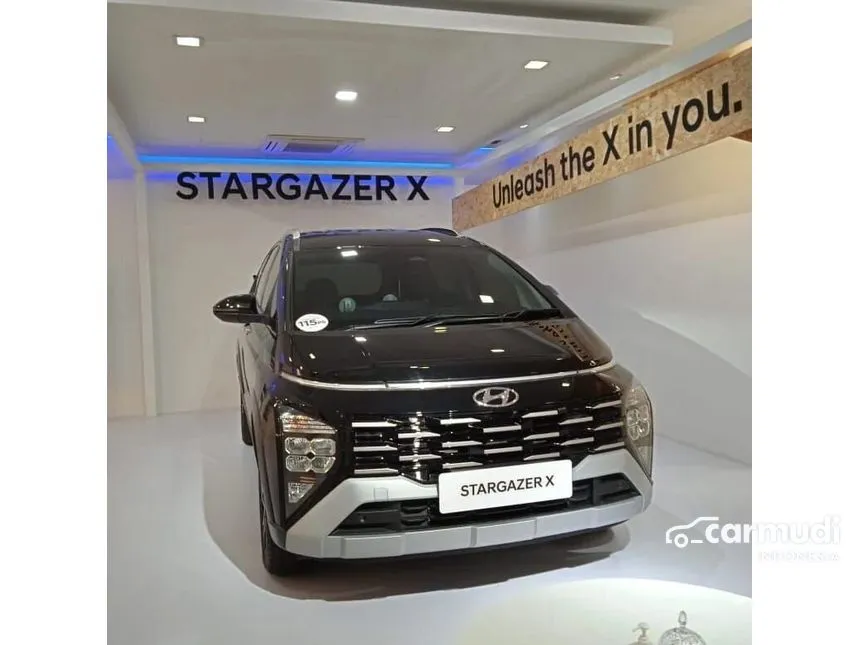 Jual Mobil Hyundai Stargazer X 2024 Prime 1.5 di Banten Automatic Wagon Hitam Rp 315.000.000