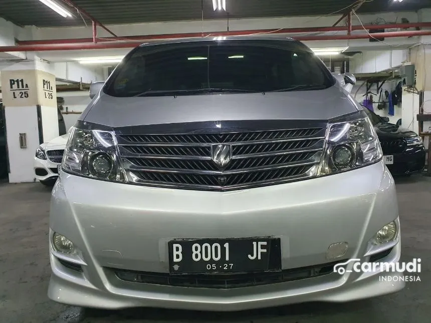 Jual Mobil Toyota Alphard 2007 ASG 2.4 di DKI Jakarta Automatic MPV Silver Rp 119.000.000
