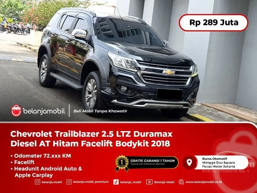 Jual Mobil Chevrolet Trailblazer 2018 LTZ 2.5 di DKI Jakarta Automatic SUV Hitam Rp 289.000.000