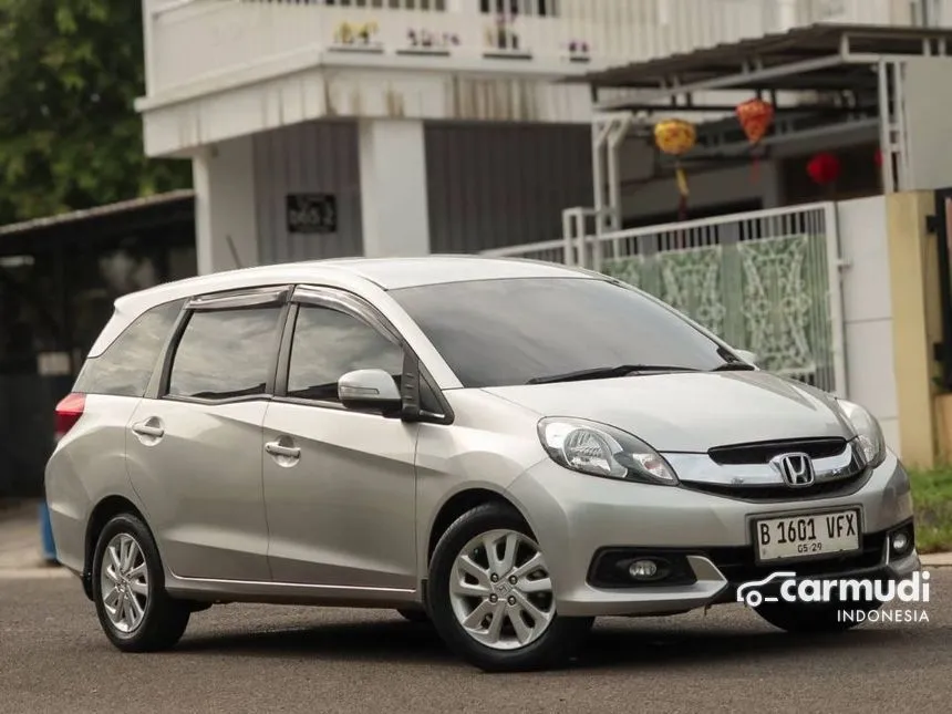 Jual Mobil Honda Mobilio 2014 E 1.5 di Banten Automatic MPV Abu