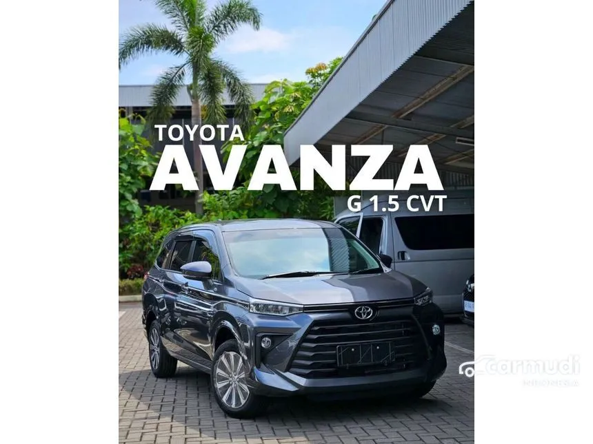 Jual Mobil Toyota Avanza 2024 G 1.5 di Banten Manual MPV Hitam Rp 247.000.000