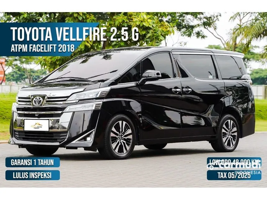 2018 Toyota Vellfire G MPV