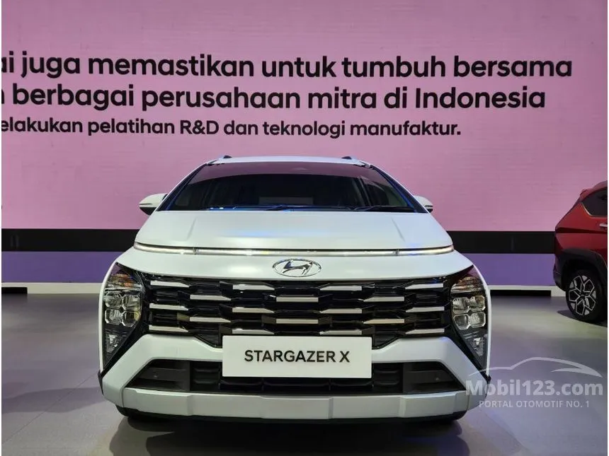Jual Mobil Hyundai Stargazer X 2023 Prime 1.5 di Jawa Barat Automatic Wagon Putih Rp 310.000.000