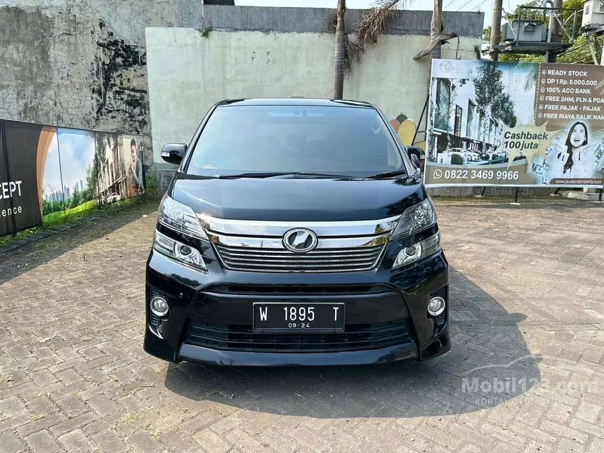 Jual Mobil Toyota Vellfire 2014 ZG 2.4 di Jawa Timur Automatic Van Wagon Hitam Rp 368.000.000