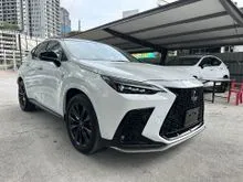 2022 Lexus NX 350 2.4 F Sport SUV *** MERDEKA SALE ** 2TON INTERIOR ** PANAROOF ** F SPORT ** GRADE 4.5 ***