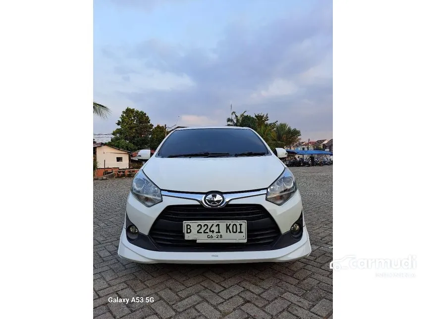 Jual Mobil Toyota Agya 2019 TRD 1.2 di Banten Automatic Hatchback Putih Rp 135.000.000