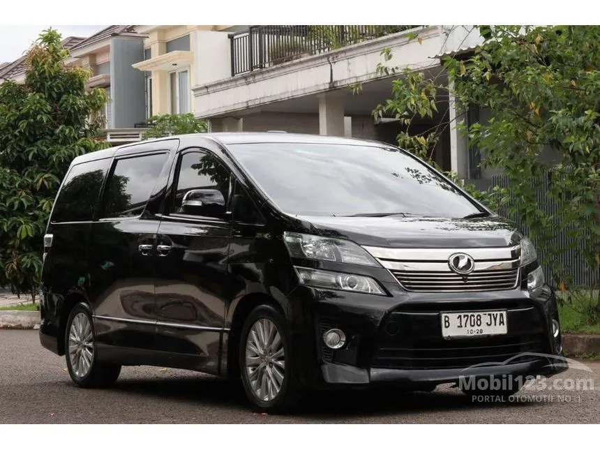 Jual Mobil Toyota Vellfire 2013 ZG 2.4 di Banten Automatic Van Wagon Hitam Rp 295.000.000