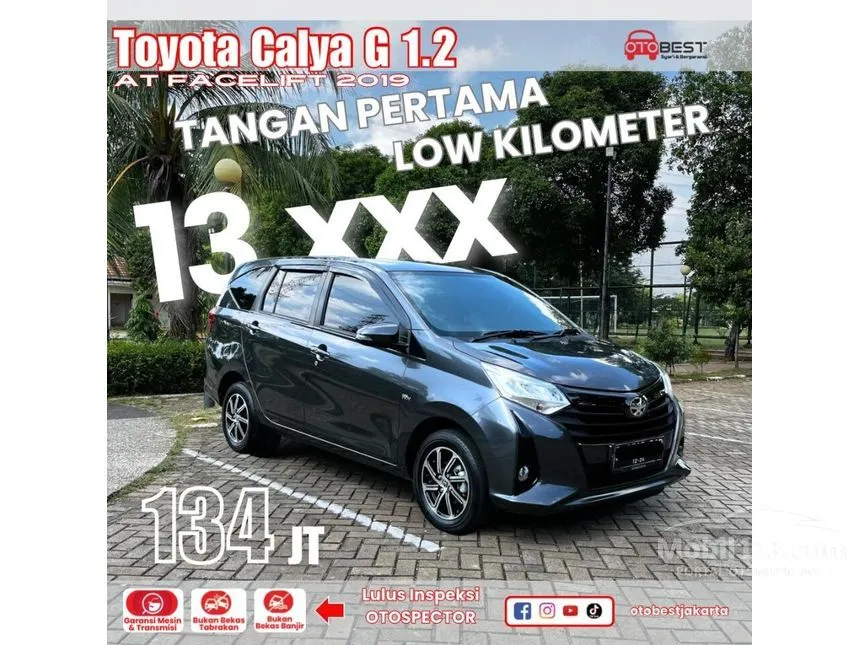 Toyota Calya 2019 G 1.2 di DKI Jakarta Automatic MPV Abu