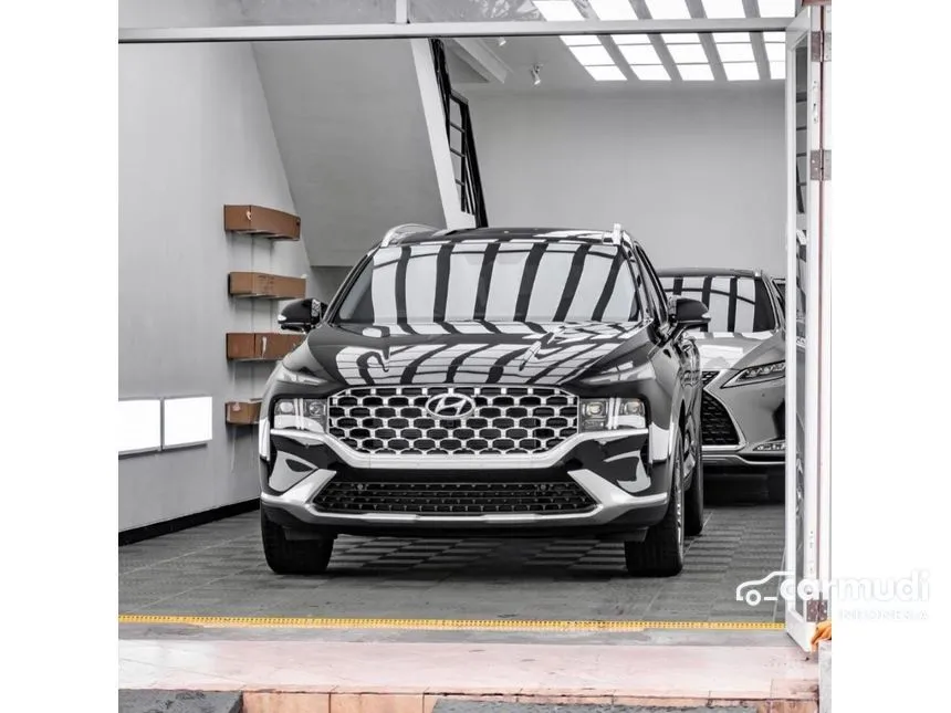 Jual Mobil Hyundai Santa Fe 2024 Signature 2.5 di DKI Jakarta Automatic SUV Hitam Rp 606.000.000