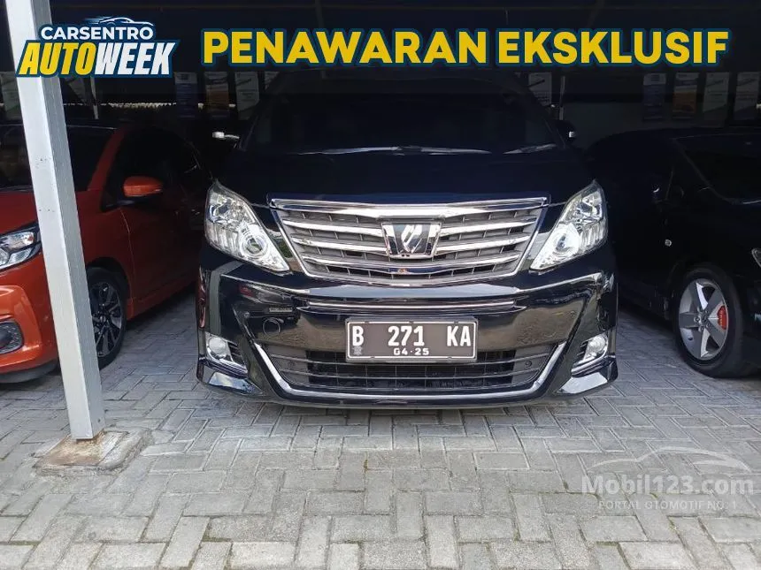 Jual Mobil Toyota Alphard 2014 X 2.4 di Yogyakarta Automatic MPV Hitam Rp 245.000.000