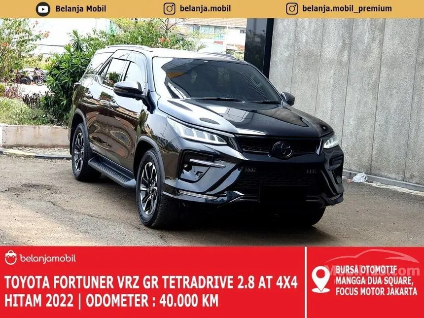 Jual Mobil Toyota Fortuner 2022 VRZ 2.8 di DKI Jakarta Automatic SUV Hitam Rp 550.000.000