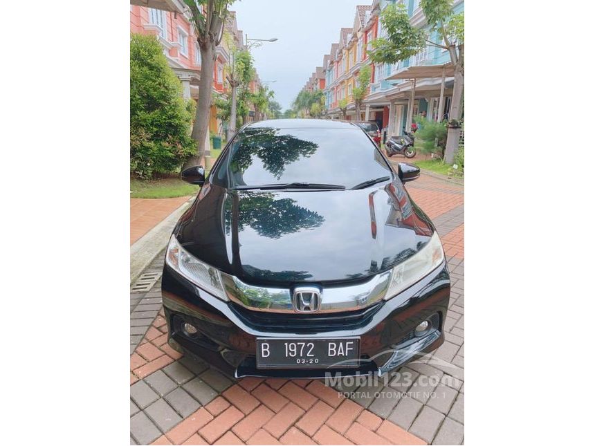 Jual Mobil Honda City 2015 E 1.5 di Banten Automatic Sedan Hitam Rp 175