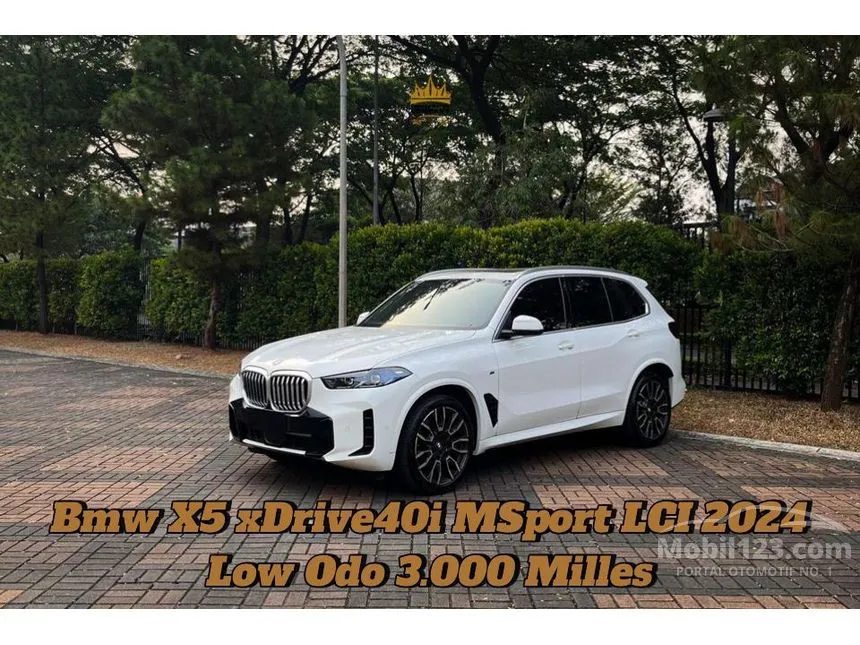 Jual Mobil BMW X5 2024 xDrive40i xLine 3.0 di Banten Automatic SUV Putih Rp 1.635.000.000