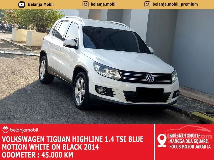 Jual Mobil Volkswagen Tiguan 2014 TSI Highline 1.4 di Banten Automatic SUV Putih Rp 156.000.000
