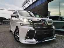 2016 Toyota Vellfire 2.5 ZG SUNDROOF ORI JAPAN BODYKIT