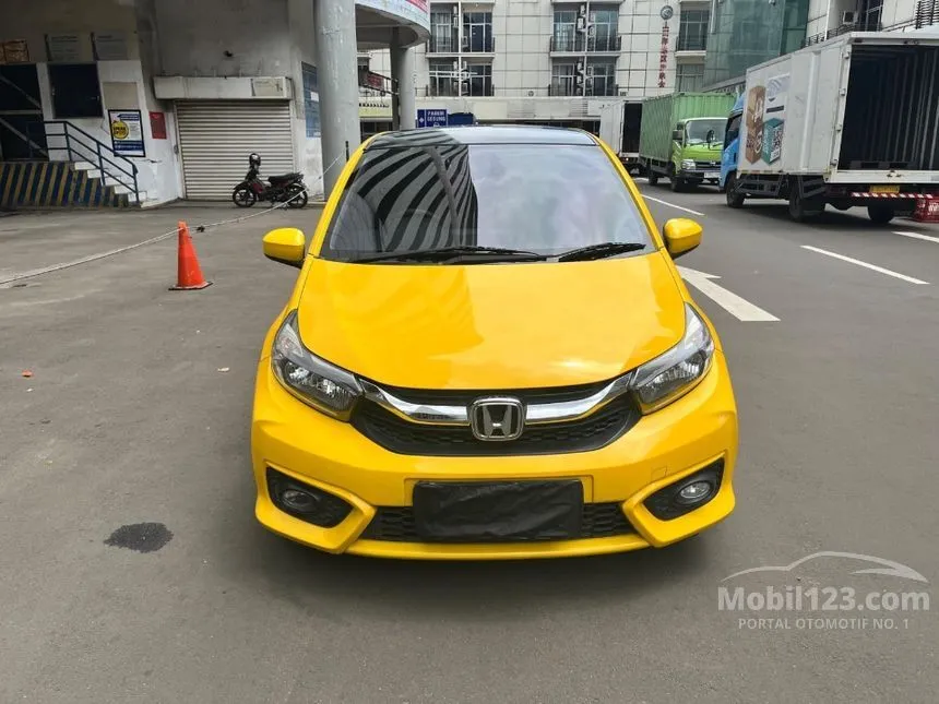 Jual Mobil Honda Brio 2020 Satya E 1.2 di Banten Automatic Hatchback Kuning Rp 125.000.000