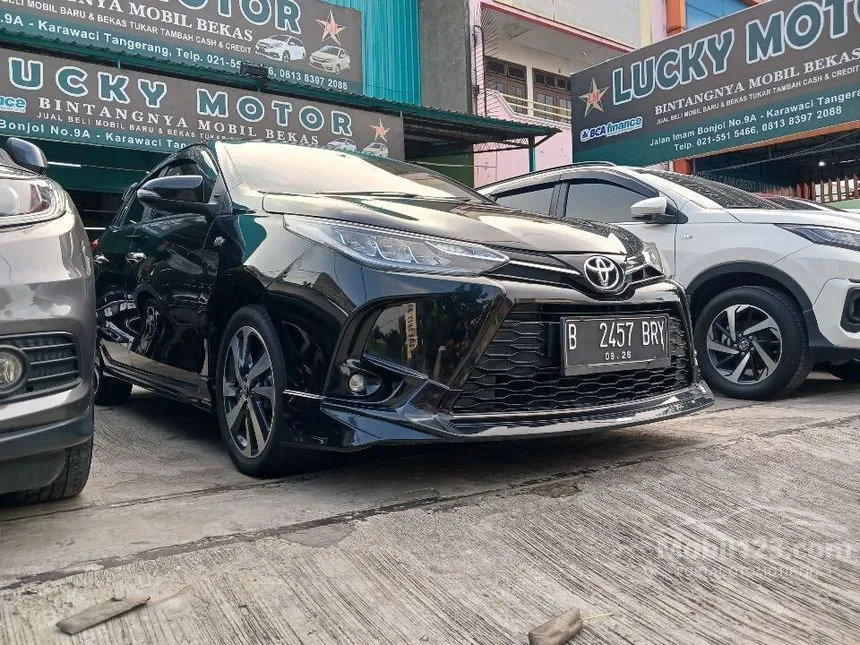 Jual Mobil Toyota Yaris 2021 S GR Sport 1.5 di Banten Automatic Hatchback Hitam Rp 225.000.000
