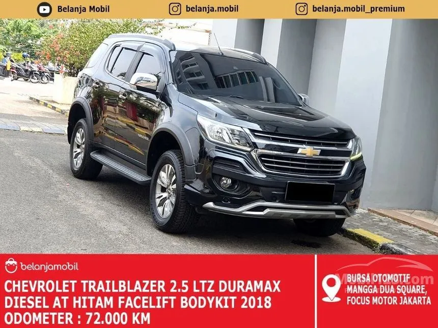 Jual Mobil Chevrolet Trailblazer 2018 LTZ 2.5 di DKI Jakarta Automatic SUV Hitam Rp 299.000.000