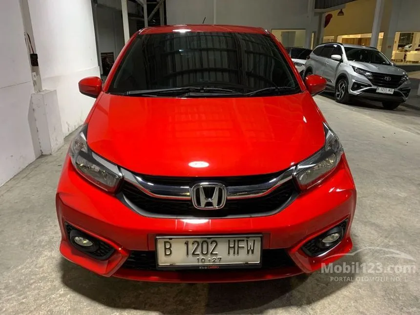 Jual Mobil Honda Brio 2022 Satya E 1.2 di Banten Automatic Hatchback Merah Rp 156.000.000