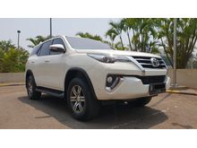 Toyota Fortuner 2.4 G Manual Diesel Putih 2017 Pemakaian 2018