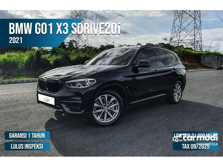 Jual Mobil BMW X3 2021 xDrive30i 2.0 di DKI Jakarta Automatic SUV Hitam Rp 635.000.000