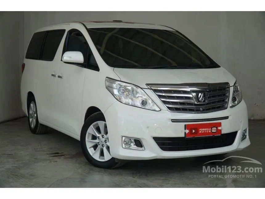 Jual Mobil Toyota Alphard 2012 G 2.4 di Jawa Barat Automatic MPV Putih Rp 270.000.000