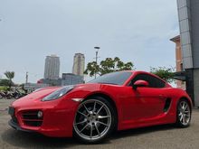 PORSCHE CAYMAN 2.7 PDK 2015 RED ON BEIGE LIKE NEW TDP RINGAN