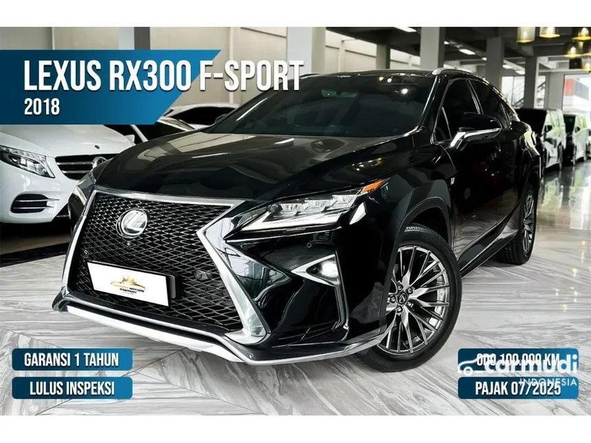 Jual Mobil Lexus RX 350 2017 F Sport 3.5 di Banten Automatic SUV Hitam Rp 625.000.000