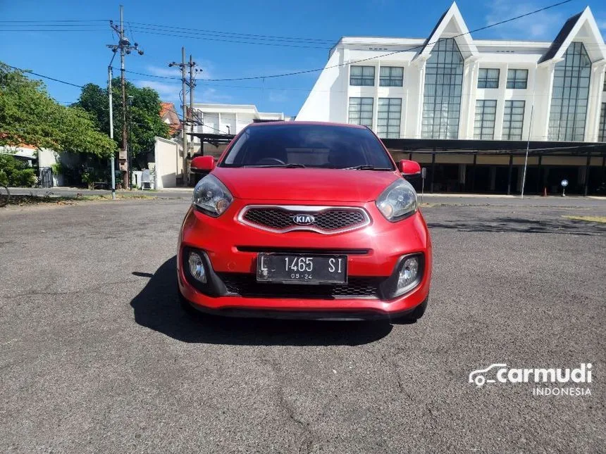 Jual Mobil KIA Picanto 2014 SE 5 1.2 di Jawa Timur Automatic Hatchback Merah Rp 95.000.000