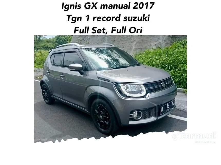 Jual Mobil Suzuki Ignis 2017 GX 1.2 di Jawa Tengah Manual SUV Abu