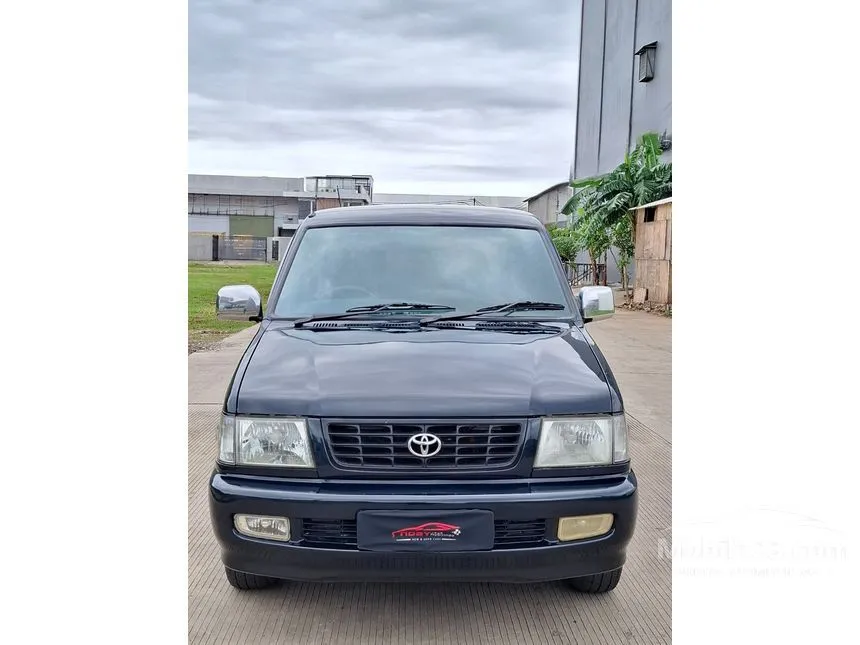 Jual Mobil Toyota Kijang 2000 Minibus DLX Long (LSX) 2.4 di Banten Manual MPV Biru Rp 95.000.000