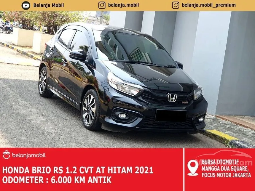 Jual Mobil Honda Brio 2021 RS 1.2 di DKI Jakarta Automatic Hatchback Hitam Rp 176.000.000