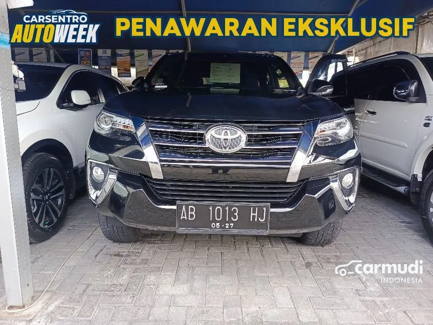 Jual Mobil Toyota Fortuner 2017 VRZ 2.4 di Yogyakarta Automatic SUV Hitam Rp 355.000.000
