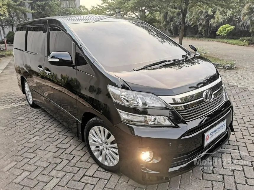 Jual Mobil Toyota Vellfire 2014 ZG 2.4 di DKI Jakarta Automatic Van Wagon Hitam Rp 320.000.000
