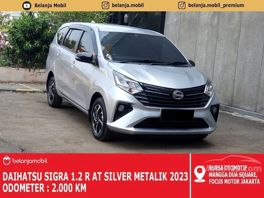 Jual Mobil Daihatsu Sigra 2023 R 1.2 di Jawa Barat Automatic MPV Silver Rp 148.000.000