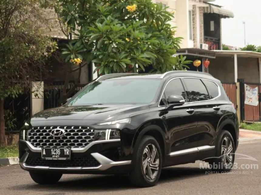 Jual Mobil Hyundai Santa Fe 2021 CRDi Signature 2.2 di DKI Jakarta Automatic SUV Hitam Rp 465.000.000