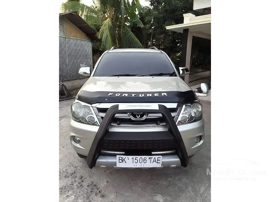 Jual Mobil Toyota Fortuner 2007 G 2.5 di Sumatera Utara Manual SUV Silver Rp 195.500.000