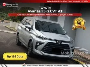 2023 Toyota Avanza 1.5 G MPV