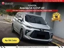 2023 Toyota Avanza 1.5 G MPV CVT AT 2023 2024 [ LOW KM 13RB ]
