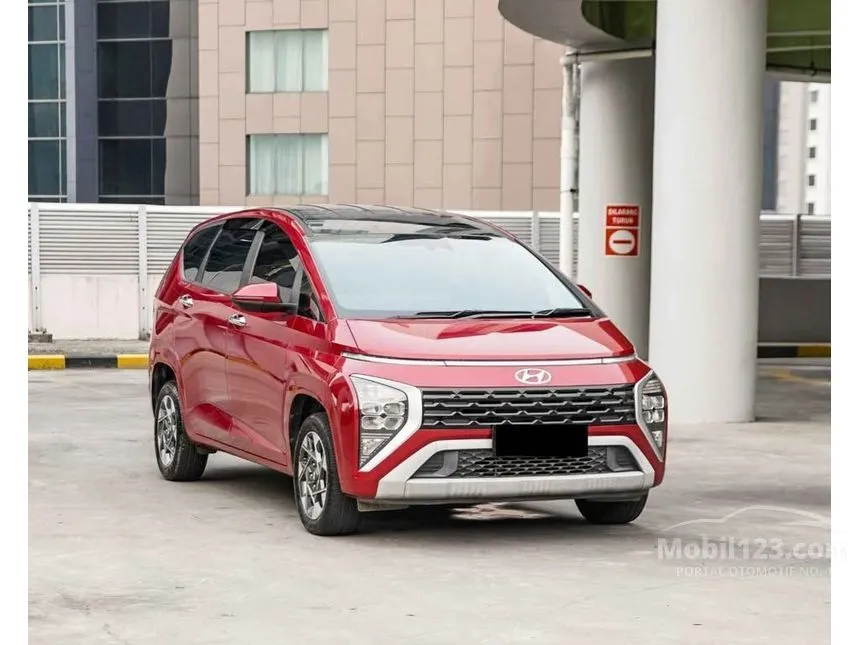 Jual Mobil Hyundai Stargazer 2023 Prime 1.5 di DKI Jakarta Automatic Wagon Marun Rp 231.000.000