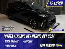2024 Toyota Alphard 2.5 HEV (Non Premium Color) MPV Black Hitam Hybrid CVT