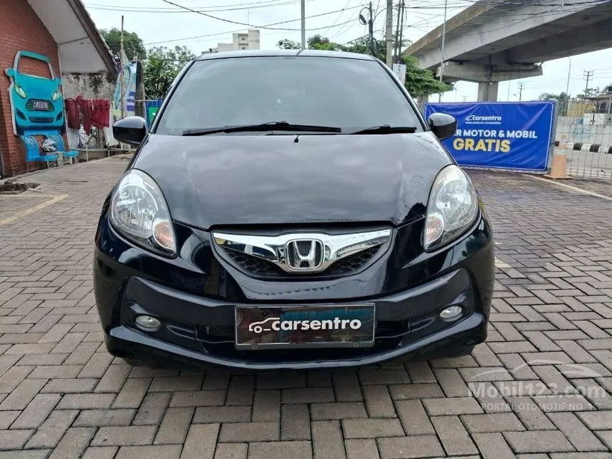 Jual Mobil Honda Brio 2015 E 1.2 di Jawa Barat Automatic Hatchback Hitam Rp 118.000.000