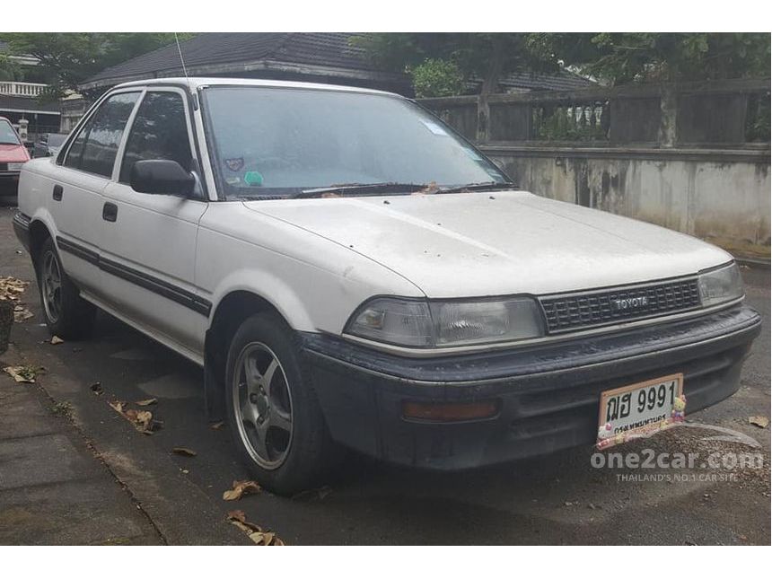 Toyota Corolla 1992 XL 1.3 in กรุงเทพและปริมณฑล Manual Sedan สีขาว for ...