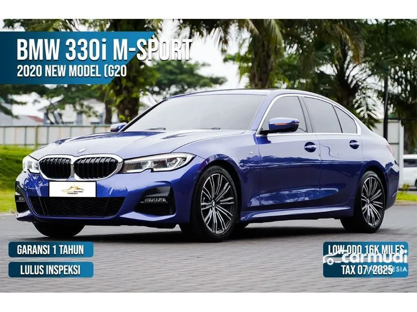 Jual Mobil BMW 330i 2020 M Sport 2.0 di DKI Jakarta Automatic Sedan Biru Rp 599.000.000