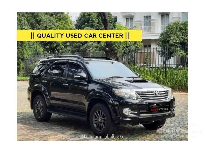 Jual Mobil Toyota Fortuner 2015 G 2.5 di DKI Jakarta Manual SUV Hitam Rp 265.000.000