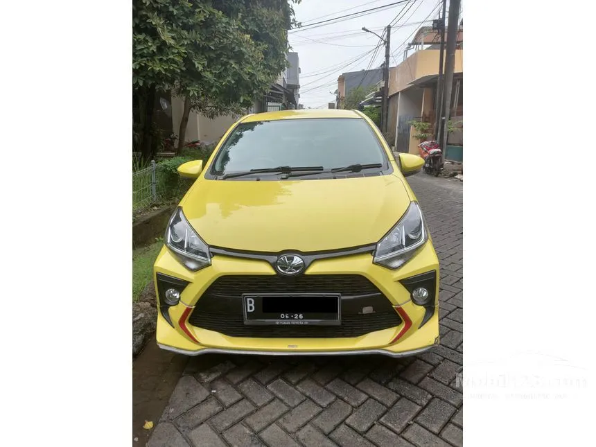 Jual Mobil Toyota Agya 2021 TRD 1.2 di DKI Jakarta Automatic Hatchback Kuning Rp 116.000.000