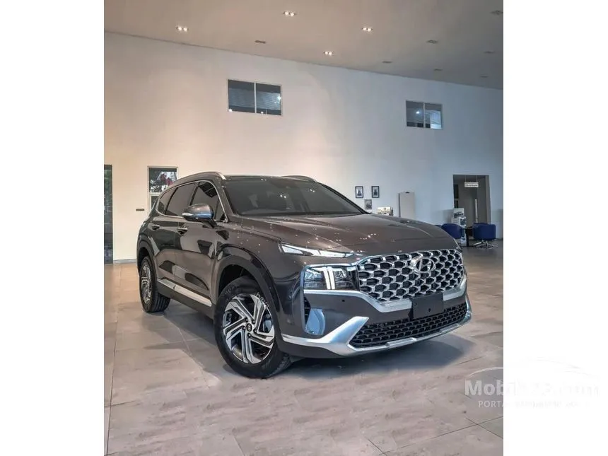 Jual Mobil Hyundai Santa Fe 2023 CRDi Signature 2.2 di Banten Automatic SUV Abu