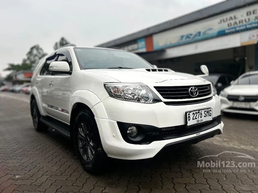 Jual Mobil Toyota Fortuner 2014 G 2.5 di Banten Automatic SUV Putih Rp 263.850.000